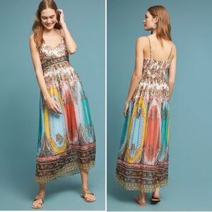 Anthropologie Virginia Dress - maxi, paisley, boho